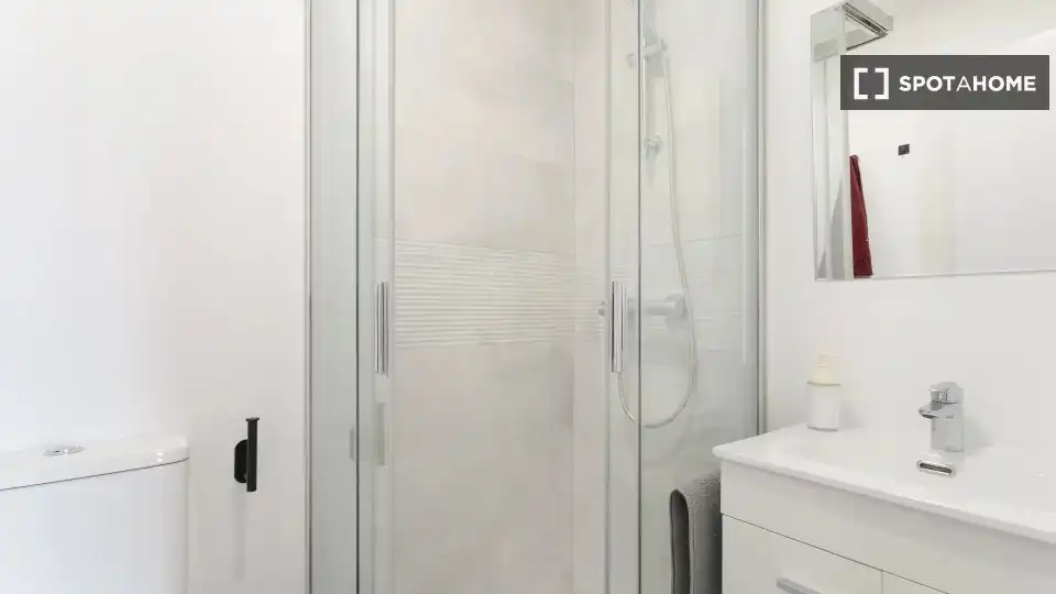Bathroom of Flat for rent in Alicante / Alacant  with Air Conditioner, Heating and Furnished