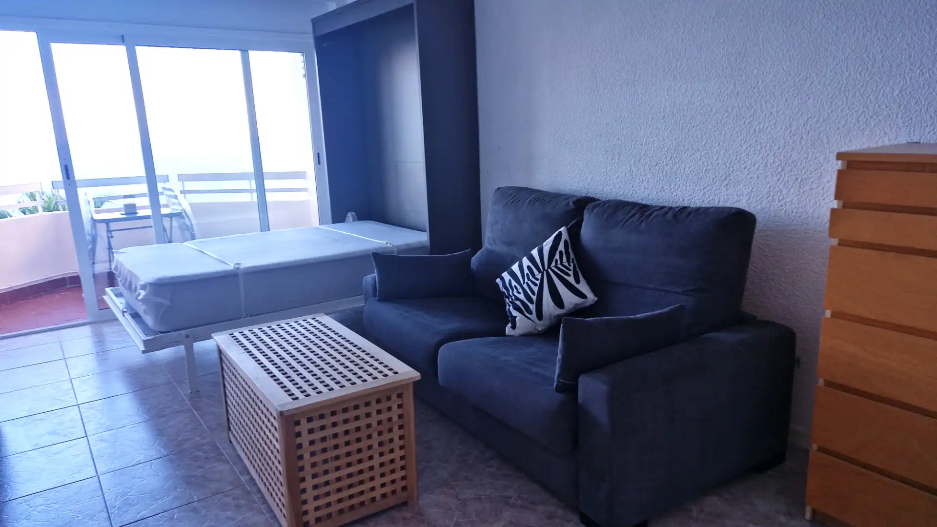 Wohnzimmer von Wohnung zur Miete in Los Realejos mit Möbliert, Waschmaschine und Balkon
