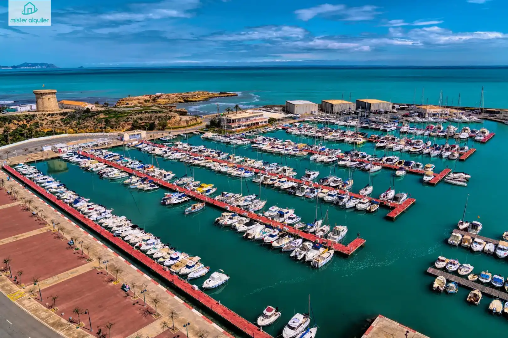 Parking of Apartments for rent in El Campello  with Air Conditioner, Private garden and Terrace
