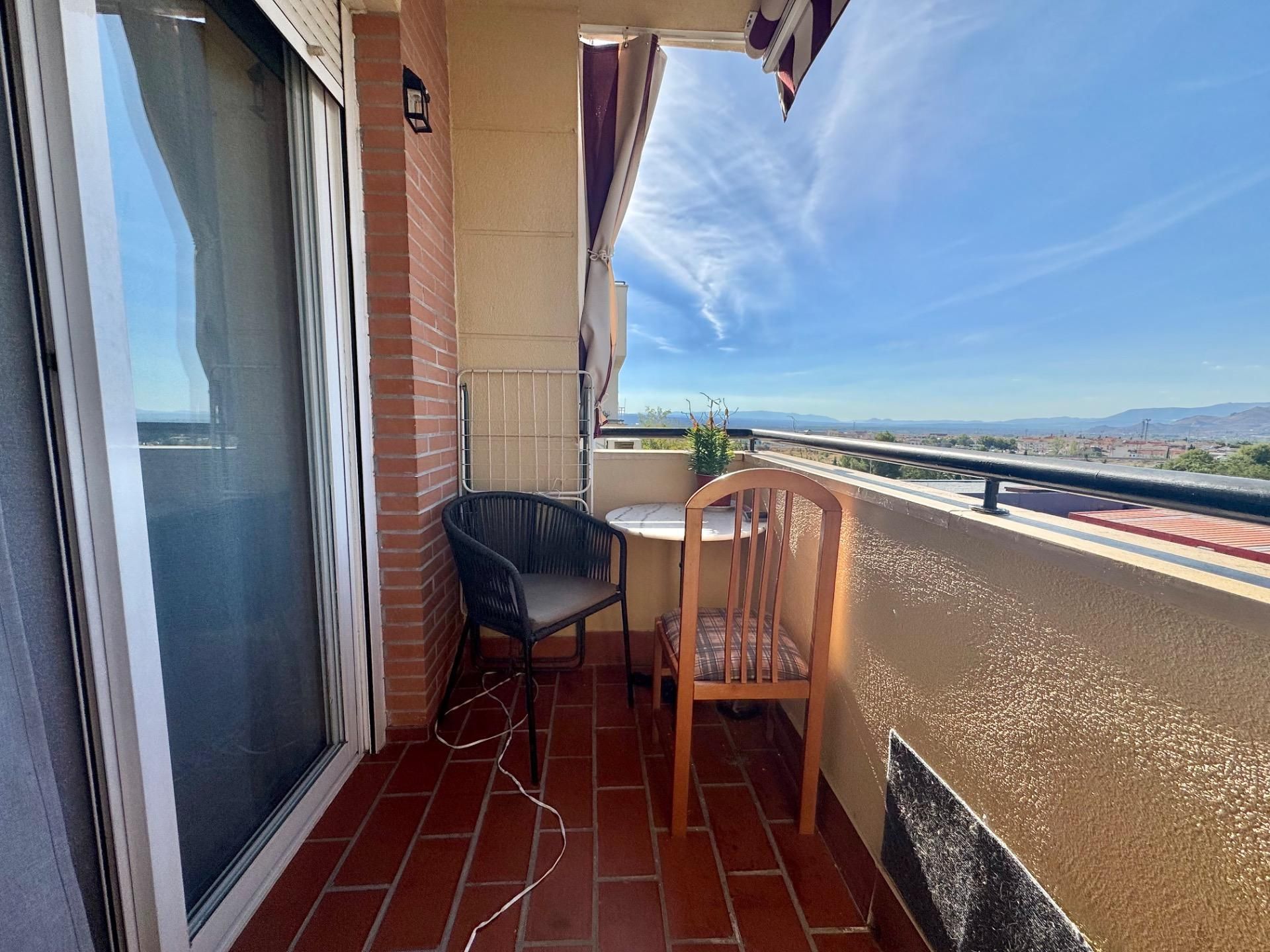 Balcony of Flat for sale in  Granada Capital  with Air Conditioner, Terrace and Storage room