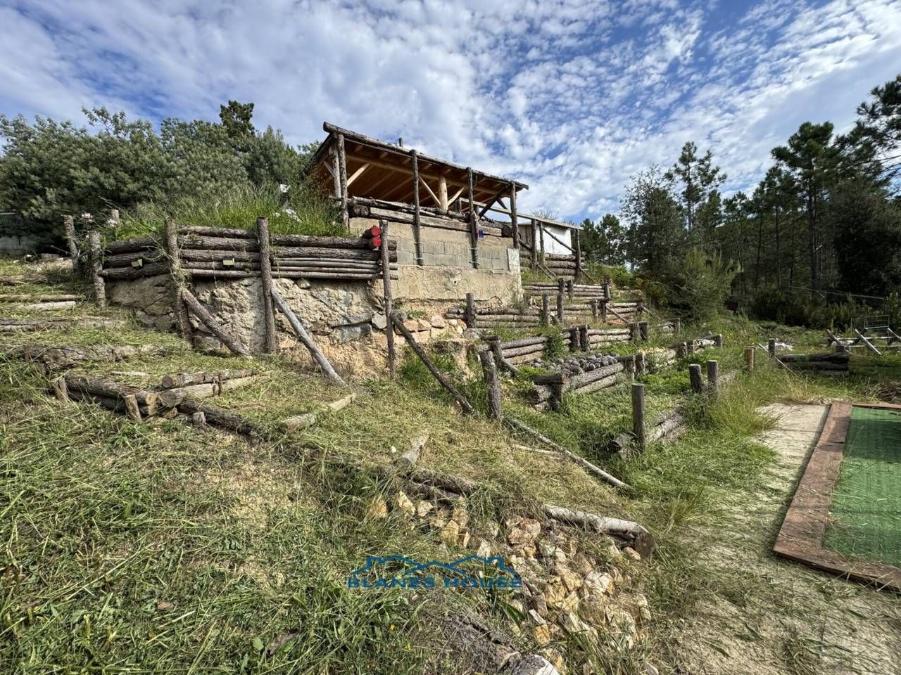 Vista exterior de Casa o xalet en venda en Riudarenes amb Jardí privat i Terrassa