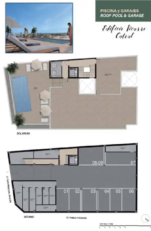 Flat for sale in Catral  with Air Conditioner, Swimming Pool and Balcony