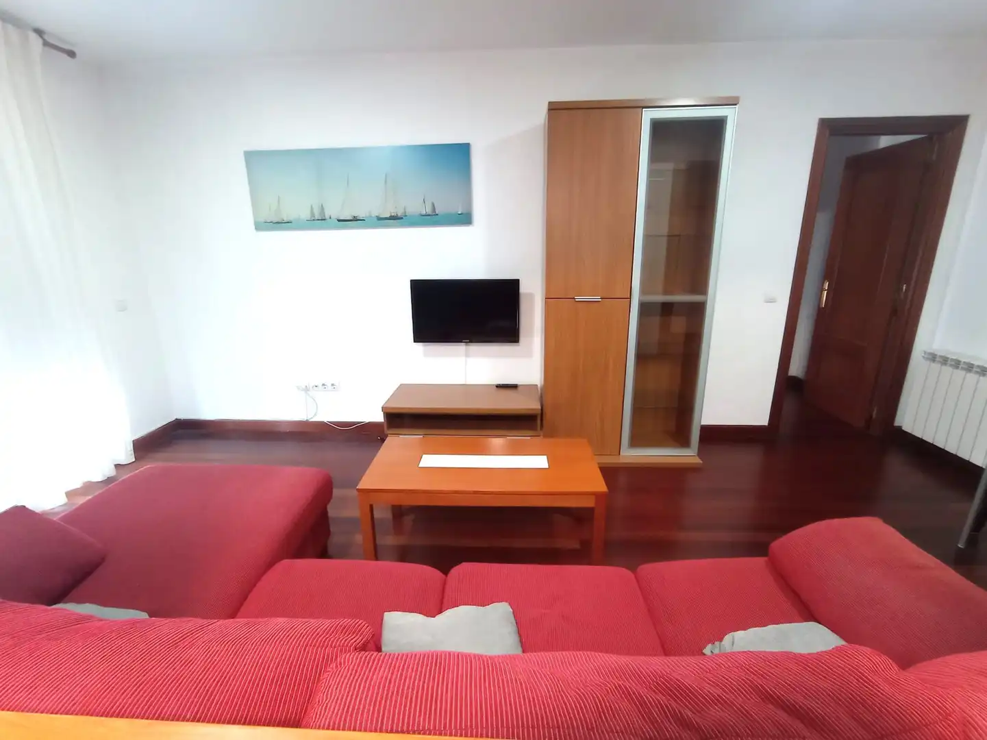 Sala de estar de Piso en venta en Polanco con Calefacción, Parquet y Trastero