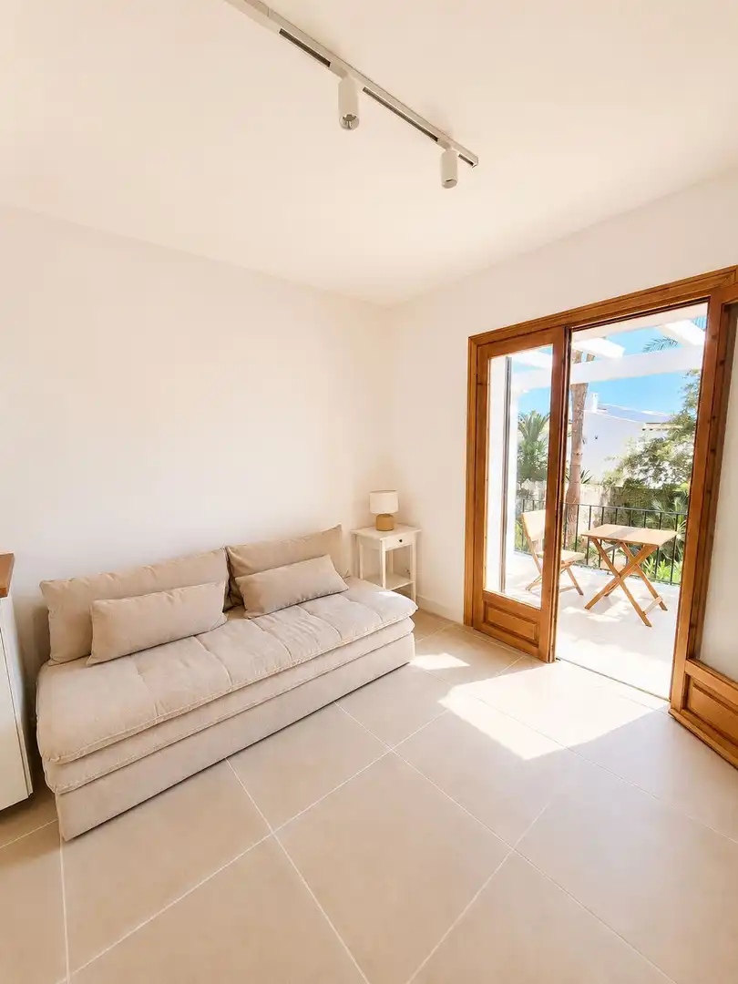 Sala d'estar de Apartament en venda en Pedreguer amb Jardí privat, Piscina i Balcó