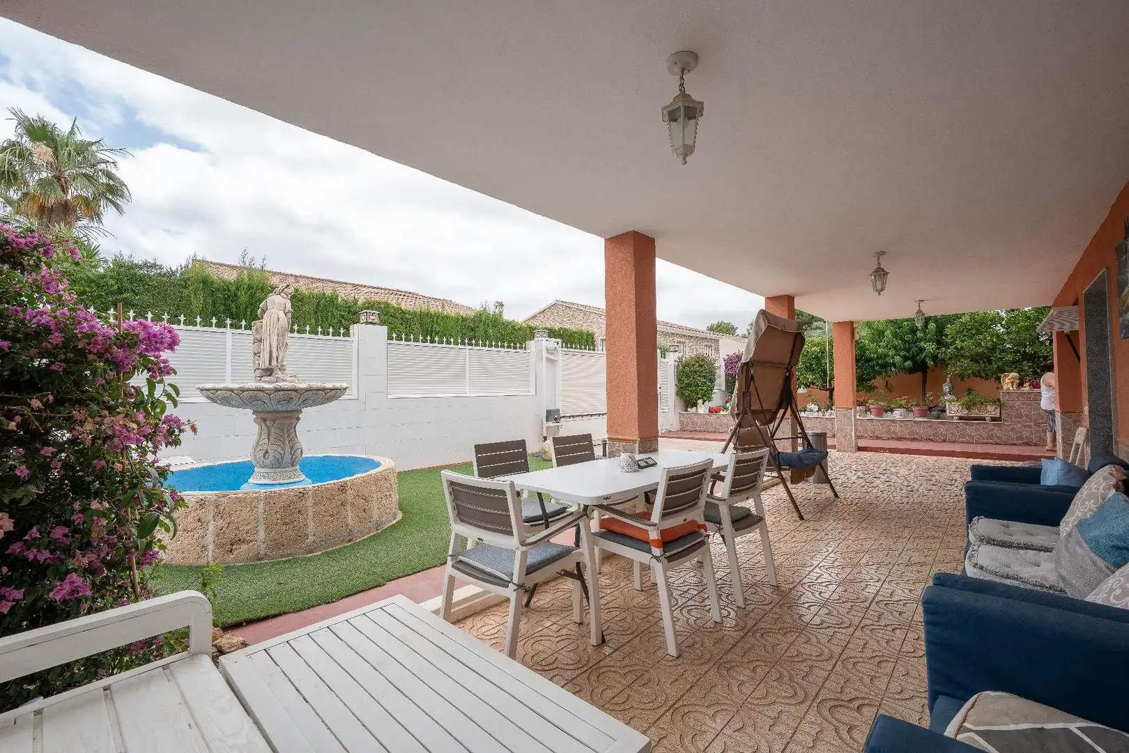 Terrassa de Casa o xalet en venda en La Nucia amb Calefacció, Jardí privat i Terrassa