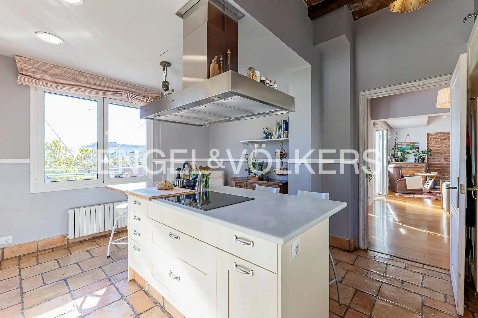 Kitchen of Duplexes for sale in Barcelona  with Air Conditioner, Heating and Private garden