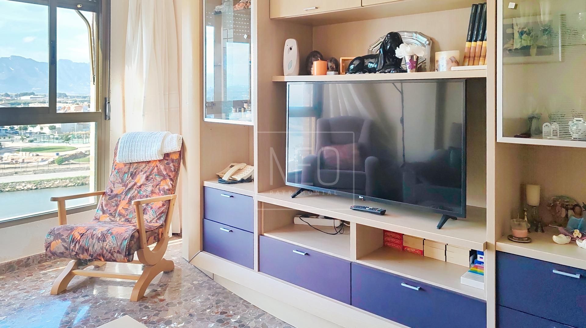 Living room of Flat for sale in Cullera  with Air Conditioner, Terrace and Balcony