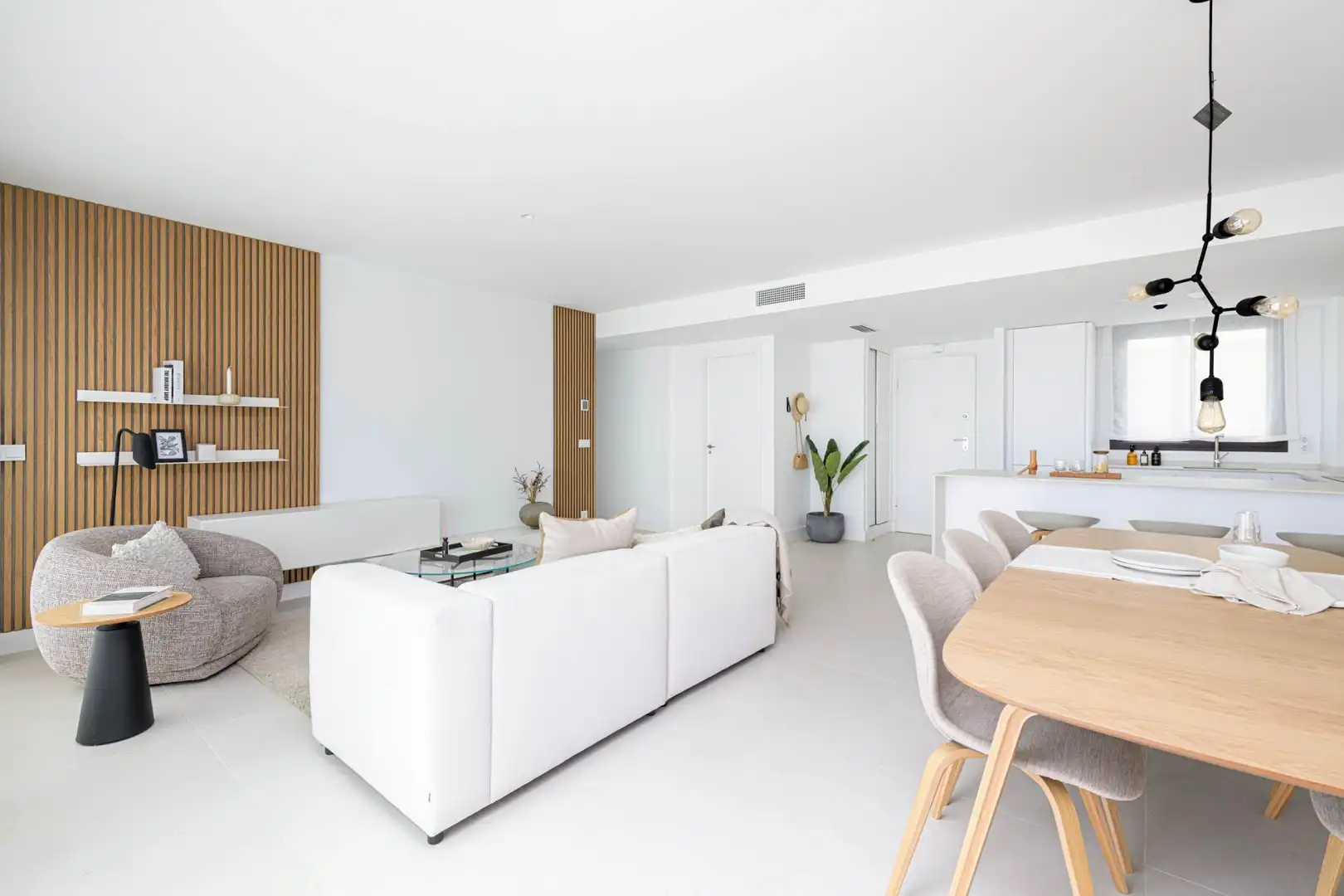 Wohnzimmer von Dachboden zum Verkauf in Fuengirola mit Gemeinschaftspool