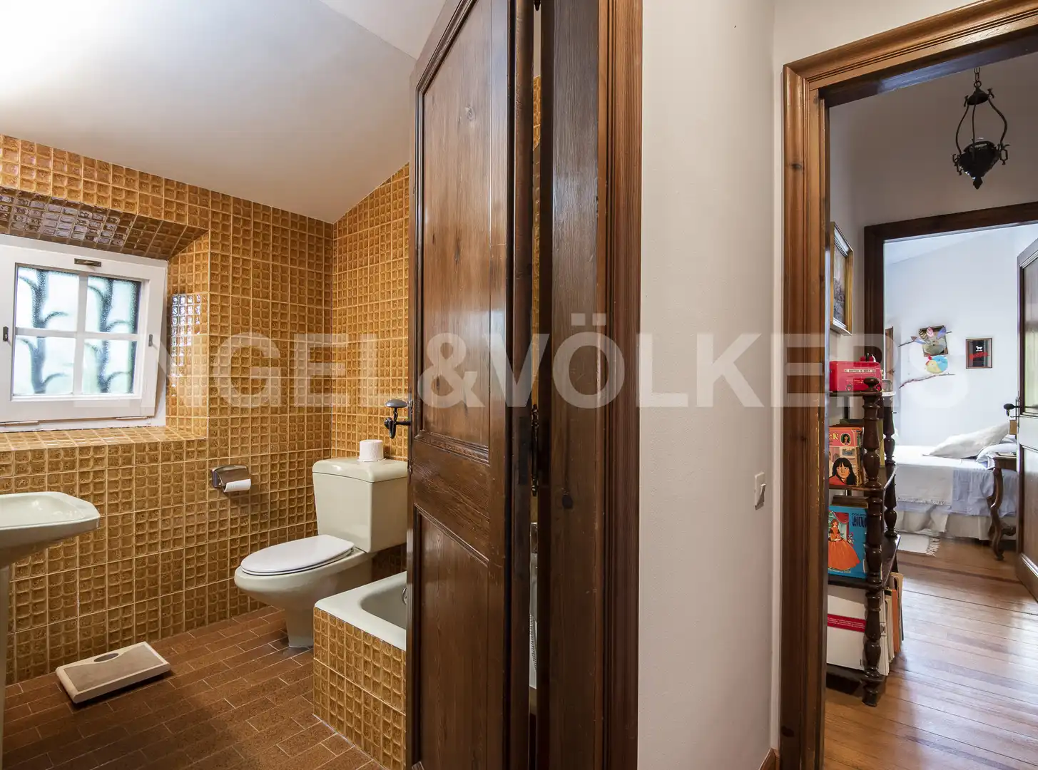 Badezimmer von Country house zum Verkauf in La Garriga mit Heizung und Schwimmbad