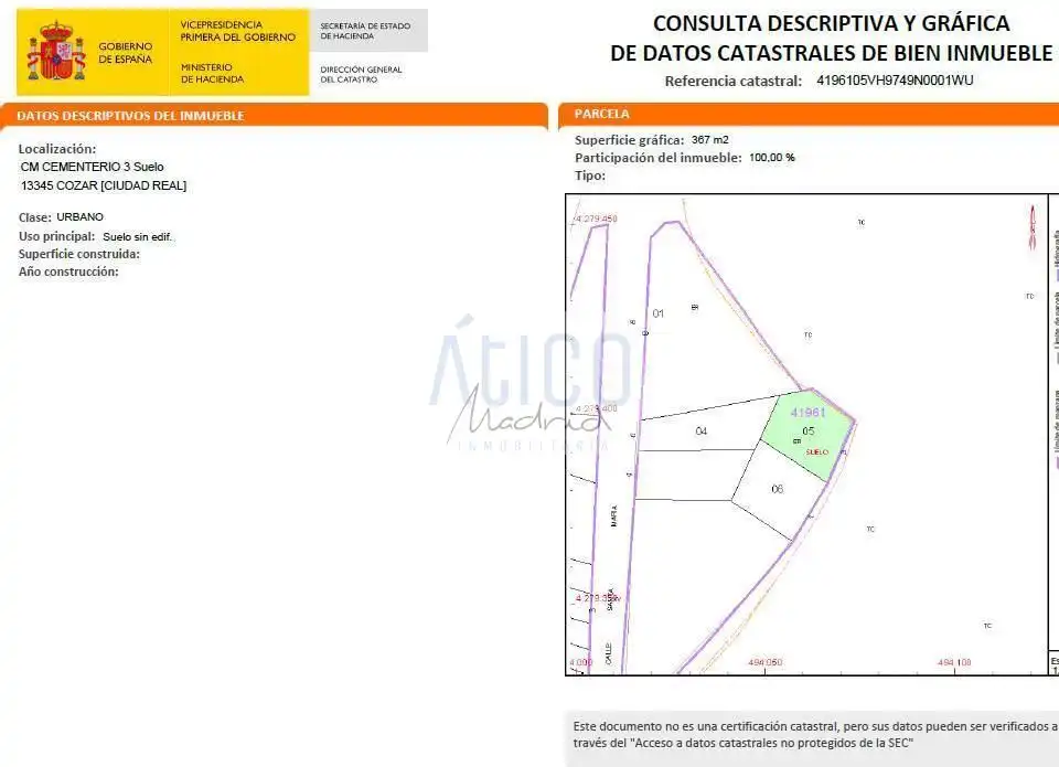 Terrenys i solars en venda a Cózar, imagen 6