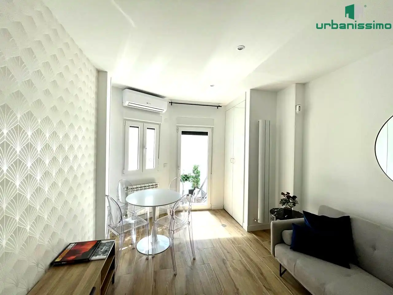 Terraza de Apartamento de alquiler en Madrid con Aire acondicionado, Calefacción y Terraza
