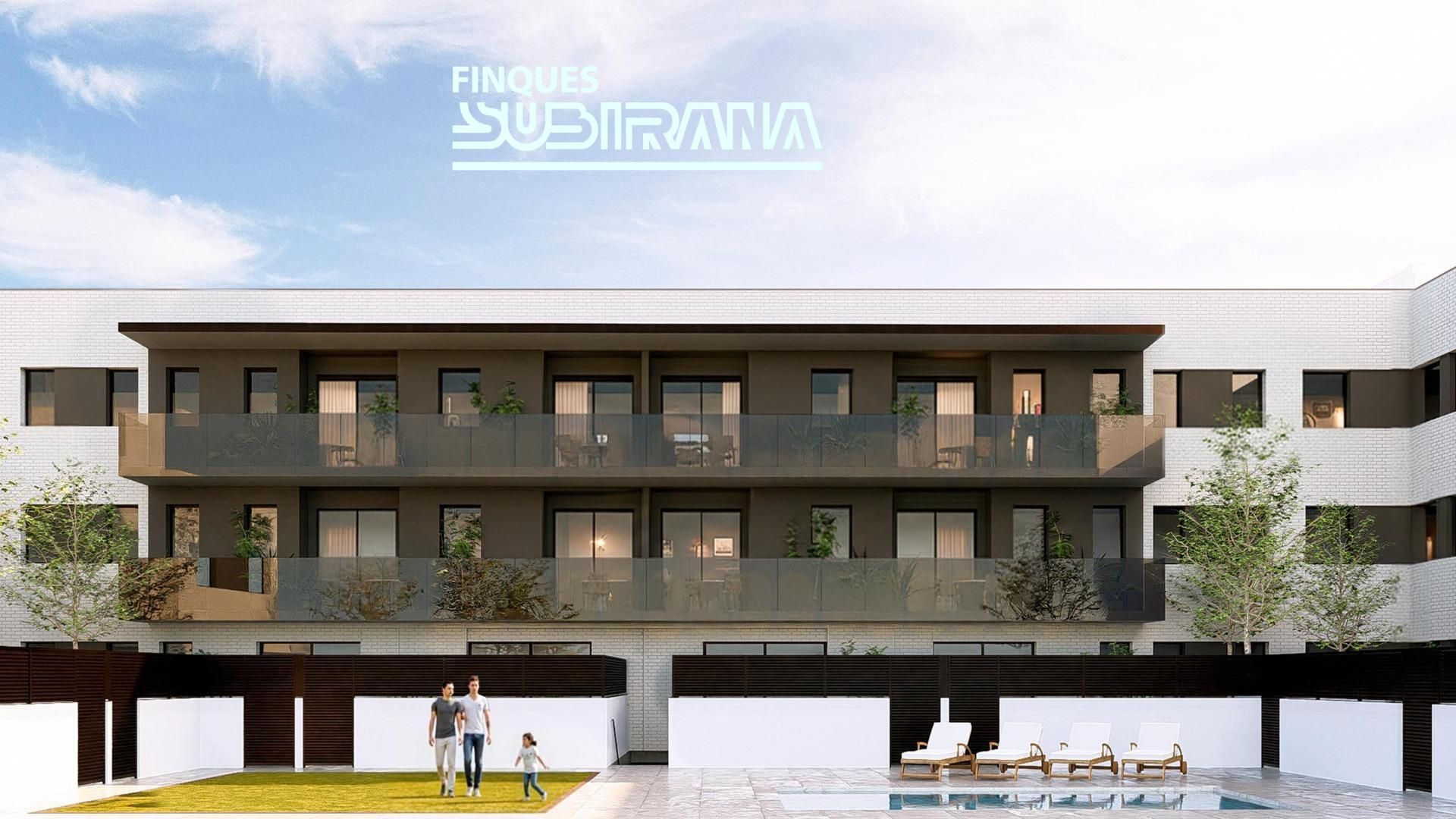 Vista exterior de Piso en venta en Igualada con Terraza y Piscina comunitaria