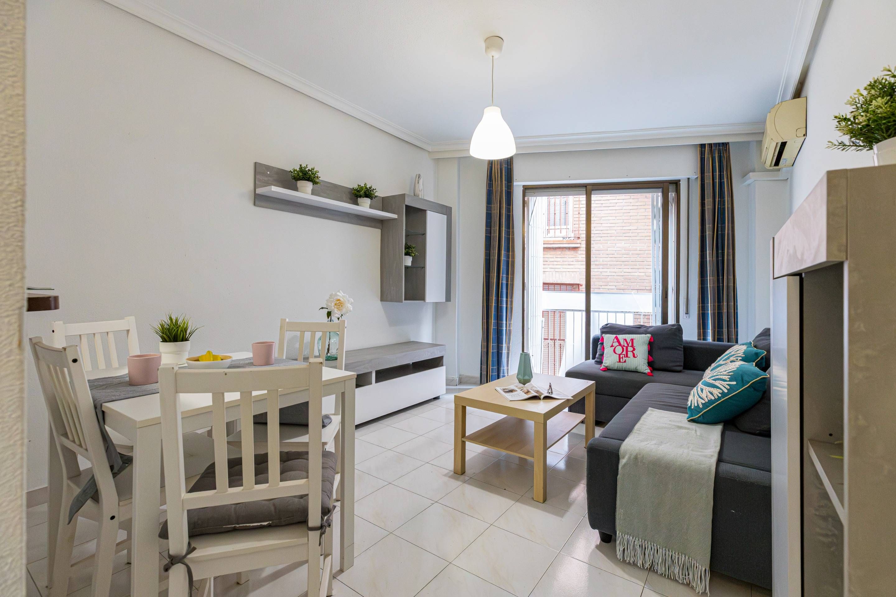 Sala d'estar de Apartament en venda en  Murcia Capital amb Aire condicionat
