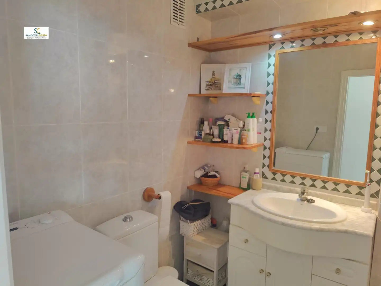 Badezimmer von Wohnung zur Miete in Alicante / Alacant mit Klimaanlage und Möbliert