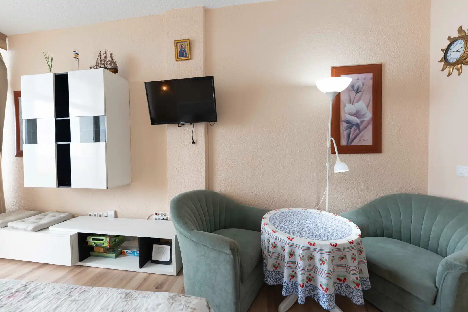 Wohnzimmer von Wohnung zum Verkauf in Los Realejos mit Möbliert, Balkon und Gemeinschaftspool