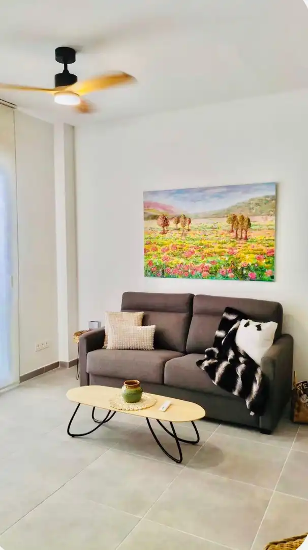Sala d'estar de Estudi en venda en Málaga amb Aire condicionat, Calefacció i Terrassa