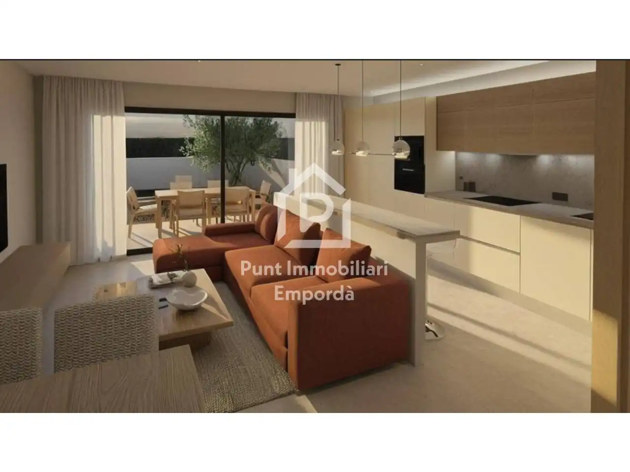 Sala de estar de Casa o chalet en venta en Cantallops con Aire acondicionado, Calefacción y Jardín privado