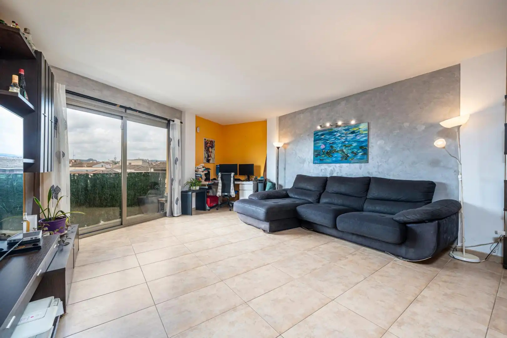 Living room of Flat for sale in Porreres  with Private garden, Terrace and Storage room