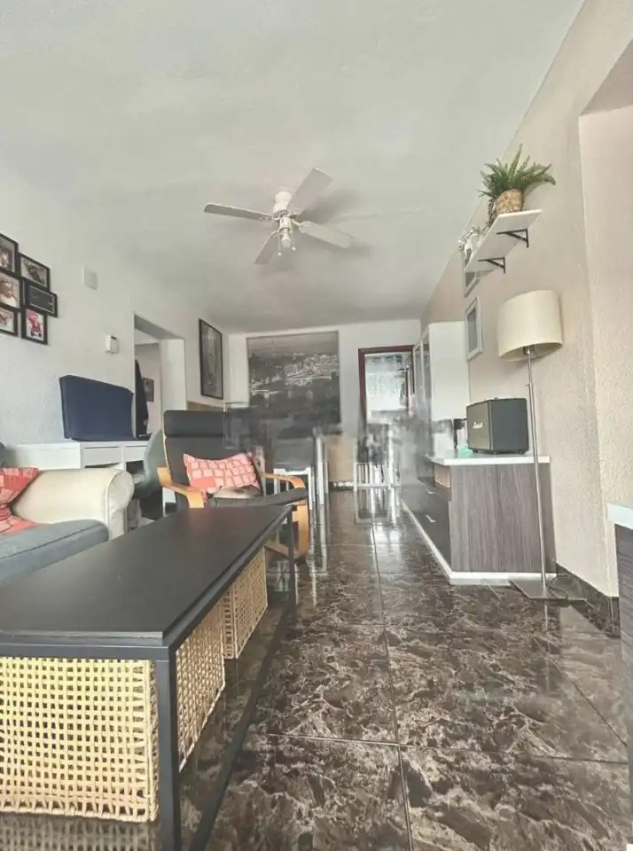 Sala de estar de Piso en venta en Málaga con Terraza