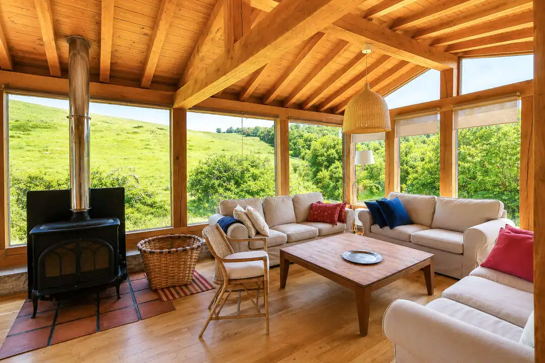 Sala de estar de Casa o chalet en venta en Ayala / Aiara con Aire acondicionado, Calefacción y Jardín privado