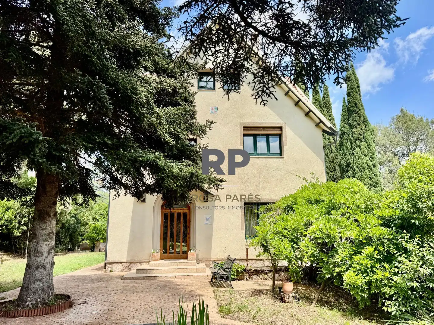 Exterior view of Houses for sale in Sant Martí de Centelles  with Heating, Private garden and Terrace