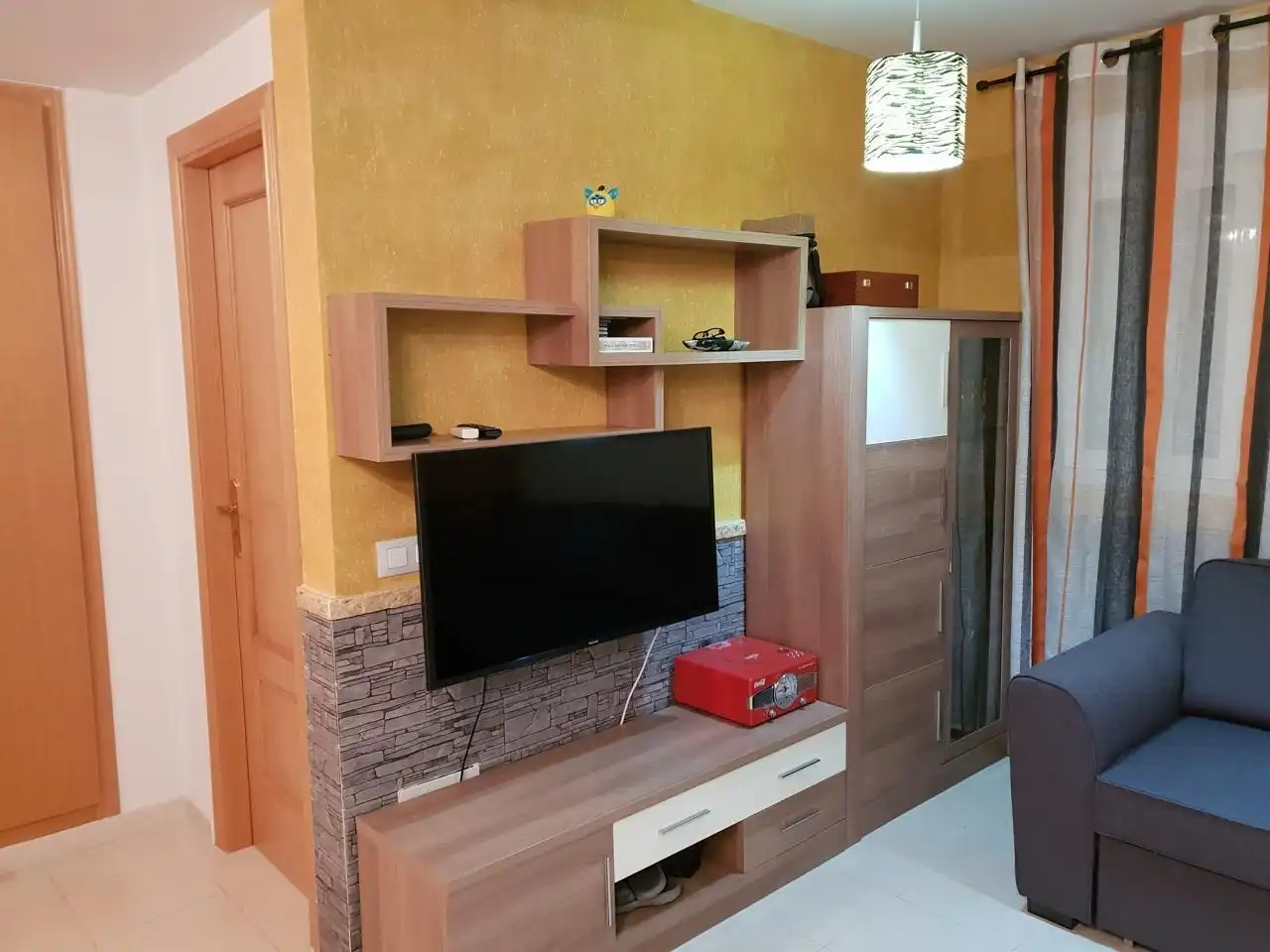 Wohnzimmer von Wohnungen zum Verkauf in Finestrat mit Klimaanlage, Möbliert und Gemeinschaftspool