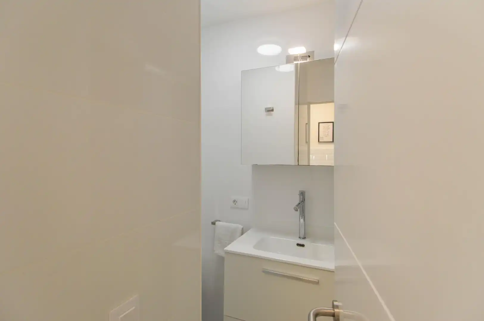 Badezimmer von Wohnung zum Verkauf in Mogán mit Klimaanlage und Möbliert