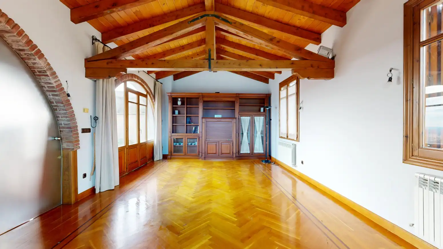 Living room of Houses for sale in Tafalla  with Heating, Parquet flooring and Terrace