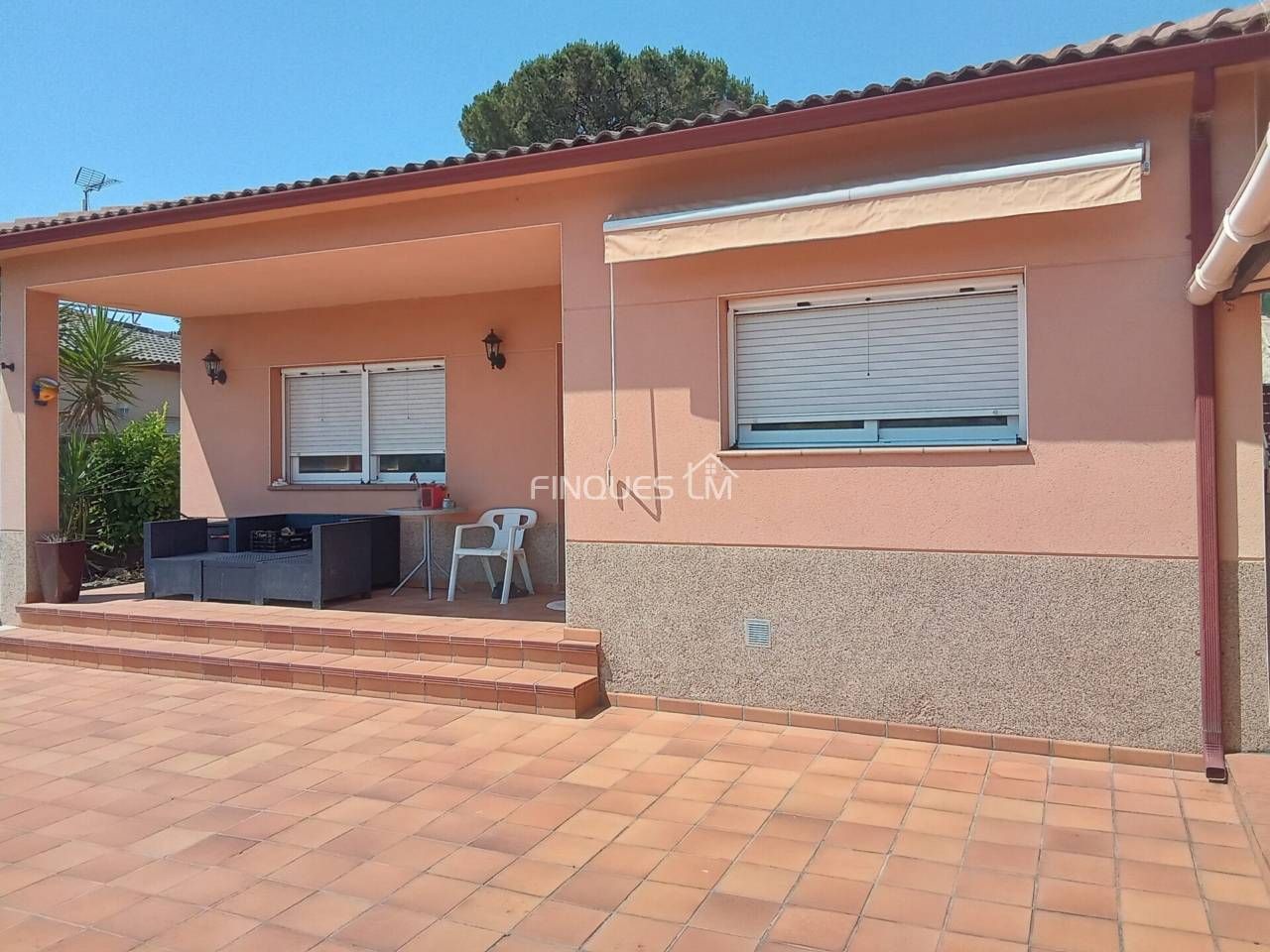 Exterior view of House or chalet for sale in Fogars de la Selva  with Air Conditioner, Heating and Private garden