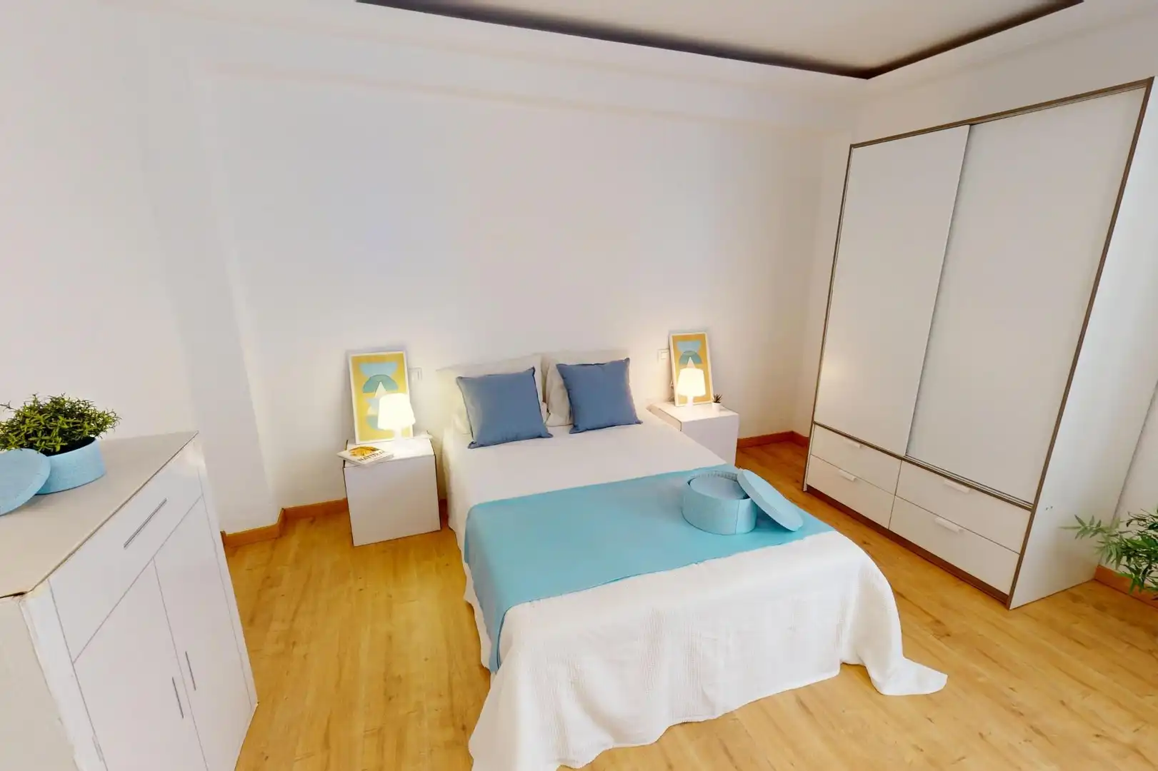 Schlafzimmer von Wohnung zum Verkauf in Valencia mit Balkon