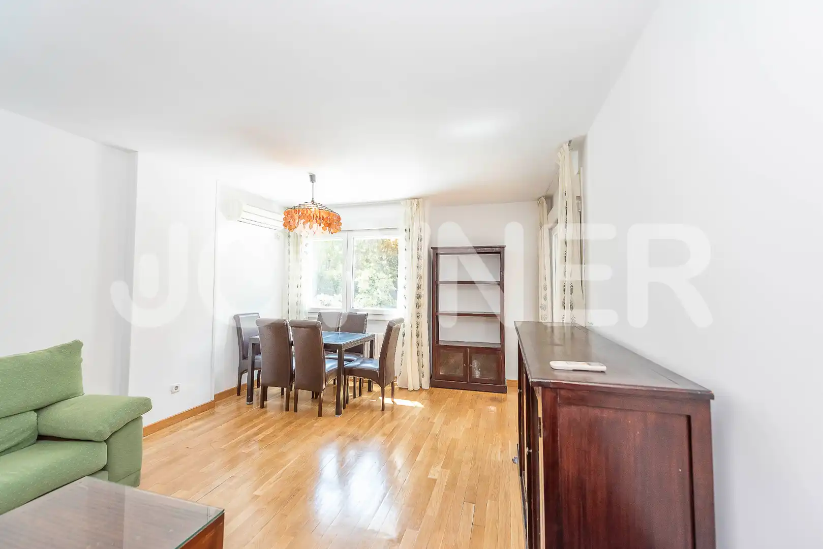Esszimmer von Wohnung zur Miete in Madrid mit Klimaanlage, Heizung und Terrasse