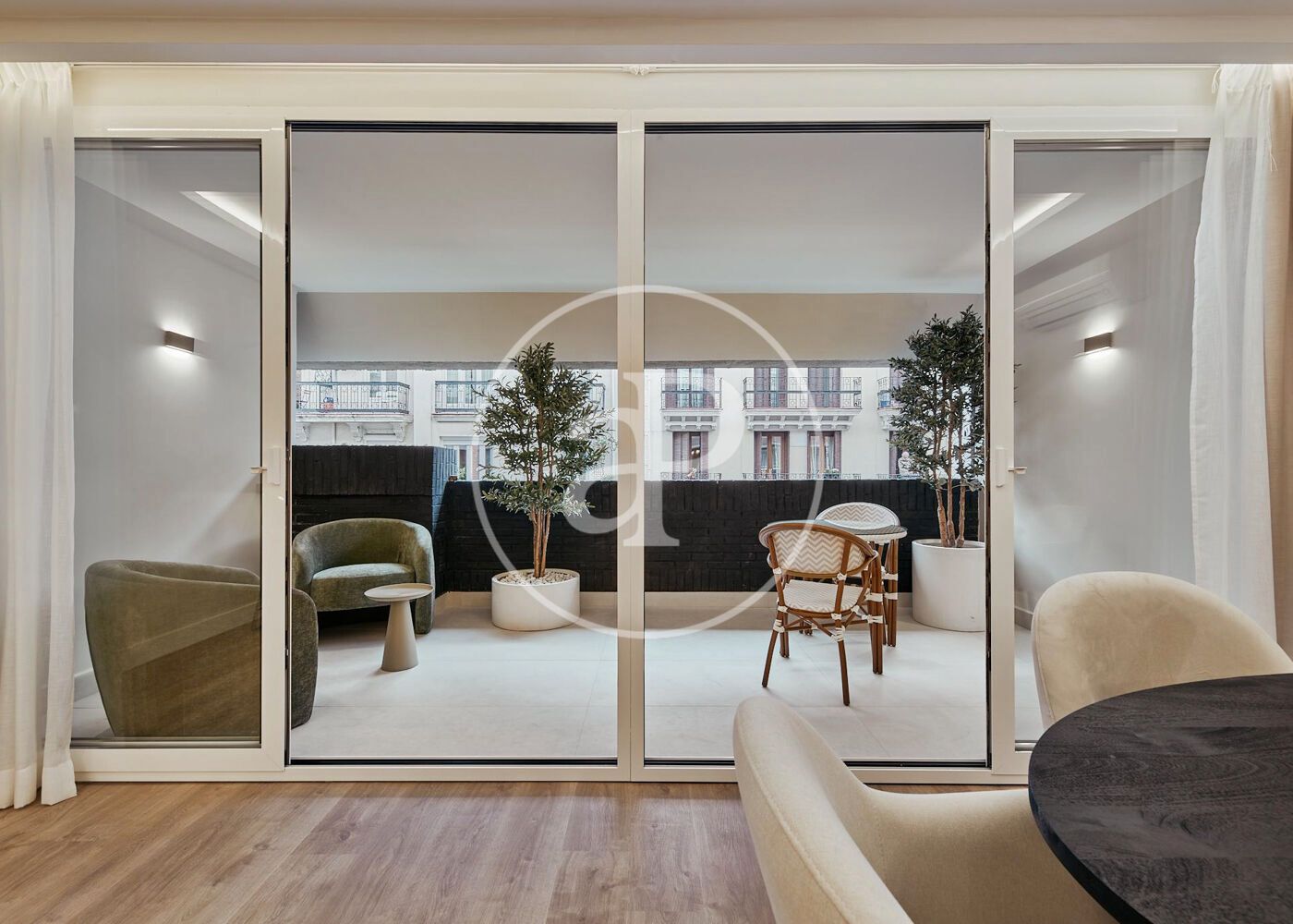 Wohnzimmer von Wohnung zum Verkauf in  Madrid Capital mit Klimaanlage, Heizung und Terrasse