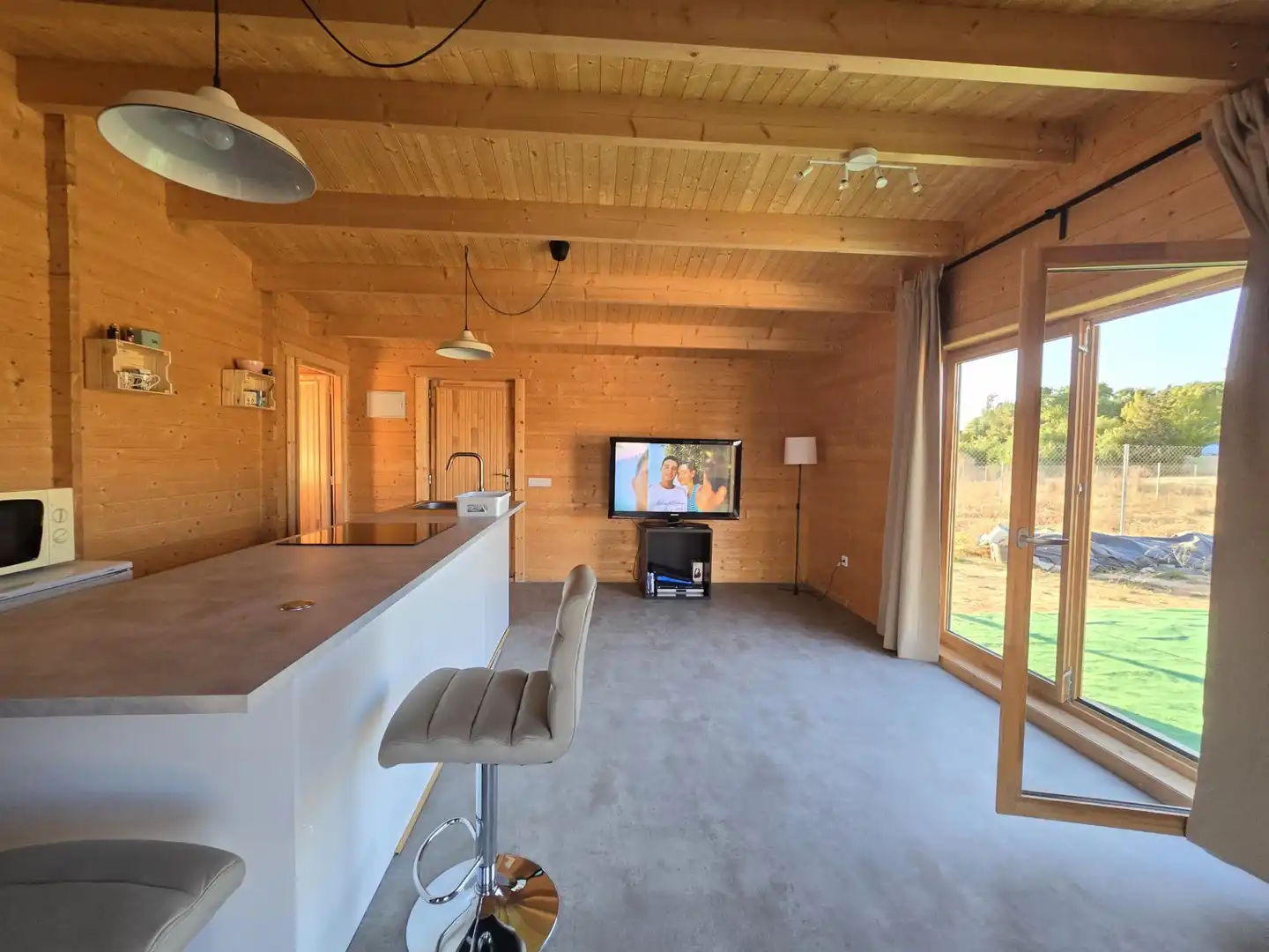 Sala de estar de Casa o chalet en venta en Palomares del Río con Jardín privado