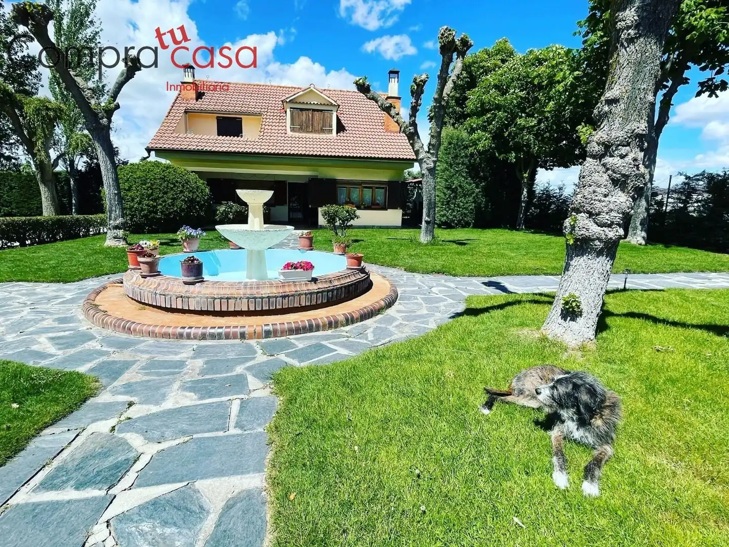 Jardín de Casa o chalet en venta en Valverde del Majano con Calefacción, Jardín privado y Terraza