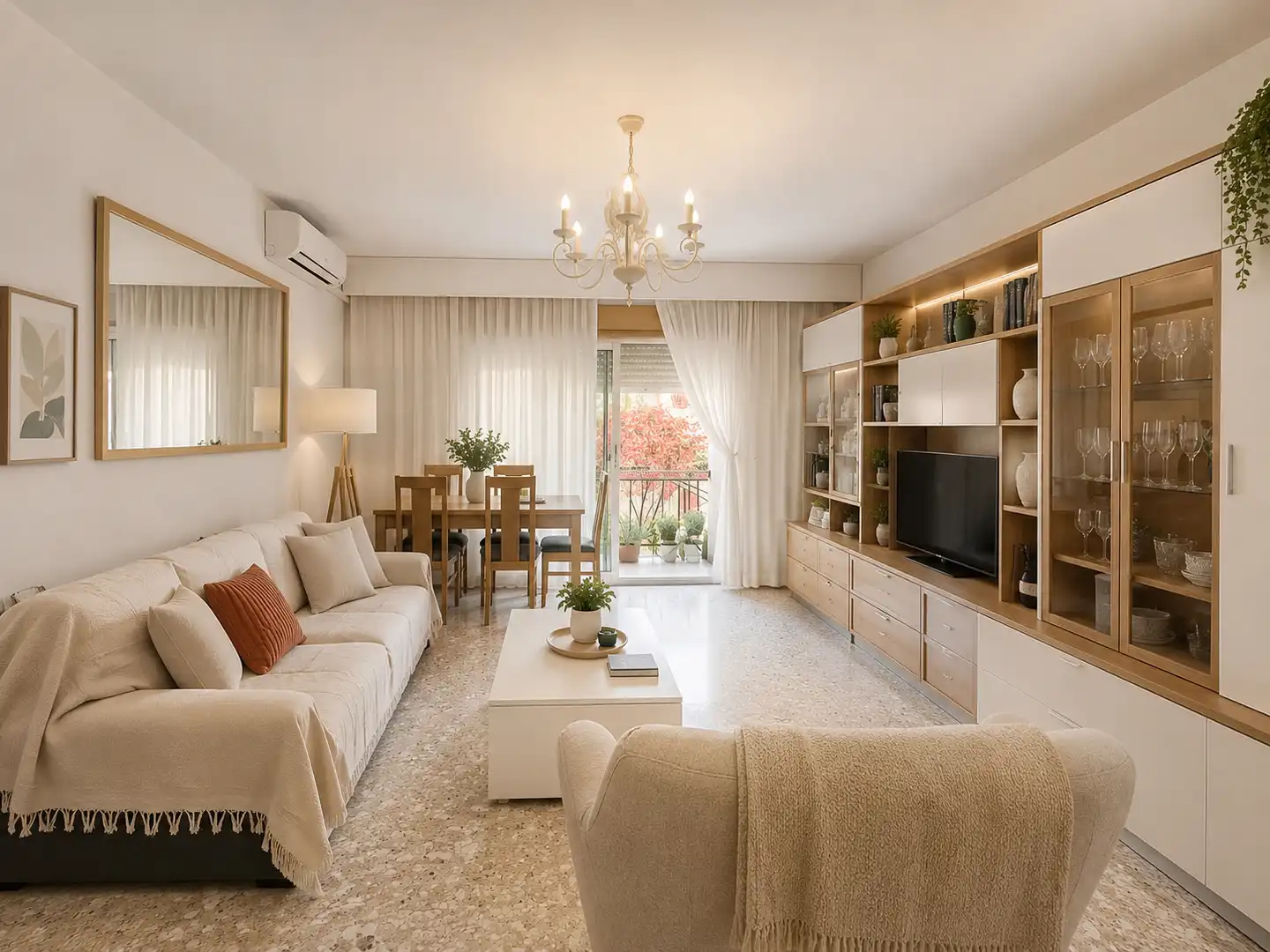 Sala d'estar de Pis en venda en Madrid amb Aire condicionat, Calefacció i Terrassa