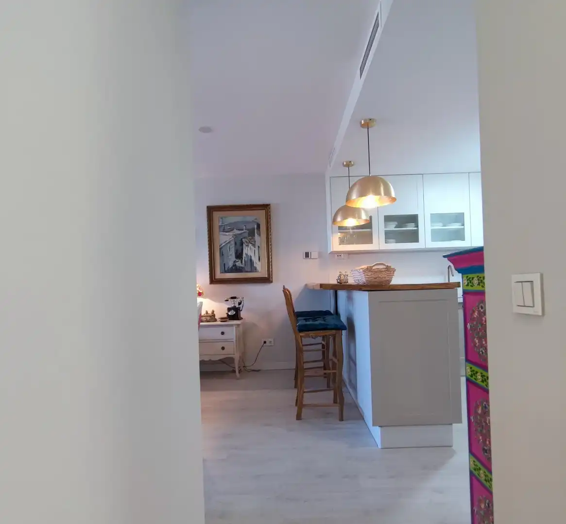 Cocina de Piso de alquiler en Almería con Aire acondicionado, Calefacción y Jardín privado