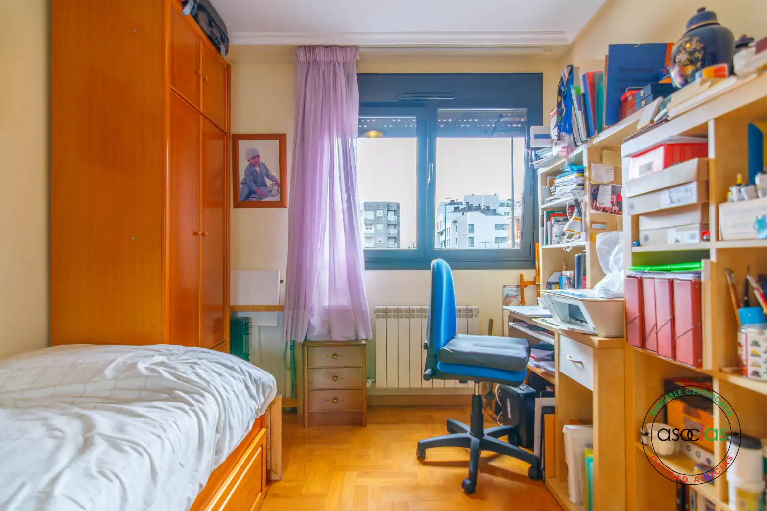 Bedroom of Flat for sale in Siero  with Heating, Terrace and Storage room