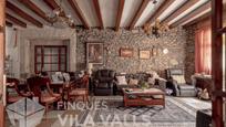 Sala d'estar de Finca rústica en venda en Santa Eulàlia de Ronçana amb Calefacció i Jardí privat