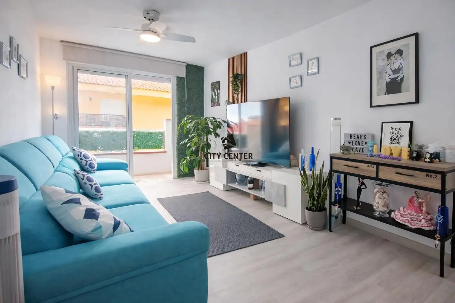 Sala de estar de Piso en venta en Arona con Parquet, Amueblado y Horno