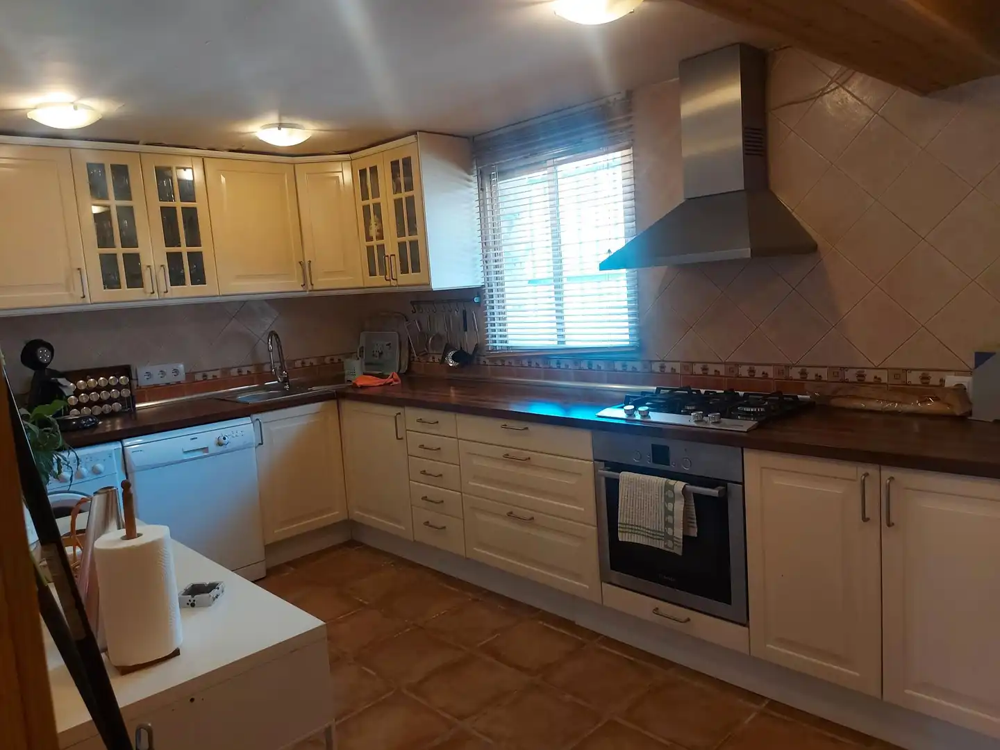 Cocina de Casa o chalet en venta en Navas del Rey con Aire acondicionado, Calefacción y Jardín privado