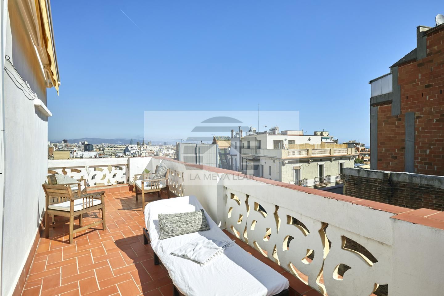 Terrace of Attic for sale in  Barcelona Capital  with Air Conditioner, Parquet flooring and Terrace