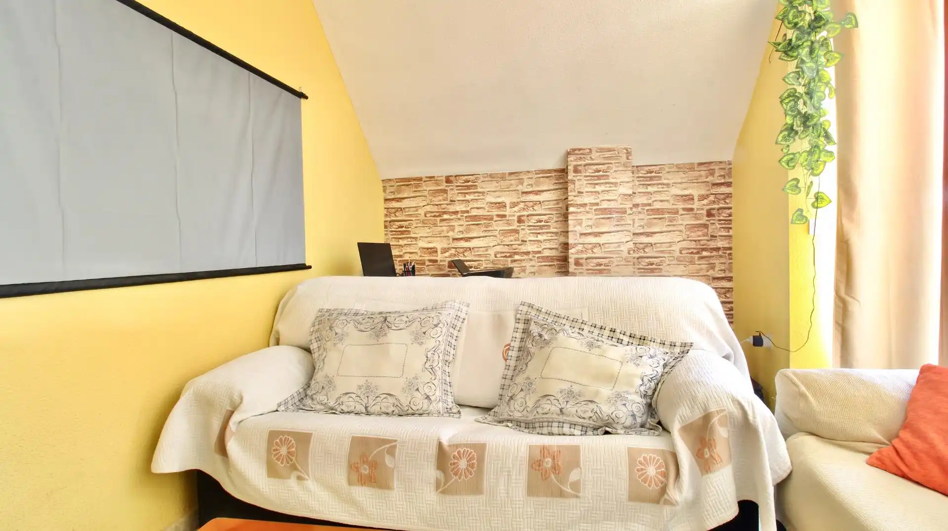 Living room of Attic for sale in Roquetas de Mar  with Terrace and Furnished