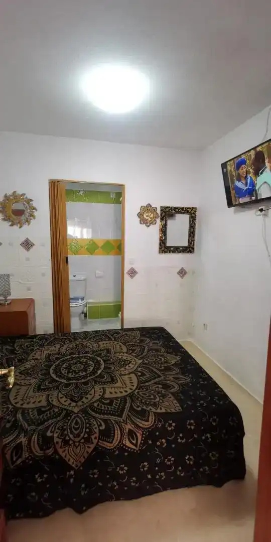 Baño de Apartamento de alquiler en Málaga con Aire acondicionado, Piscina y Amueblado