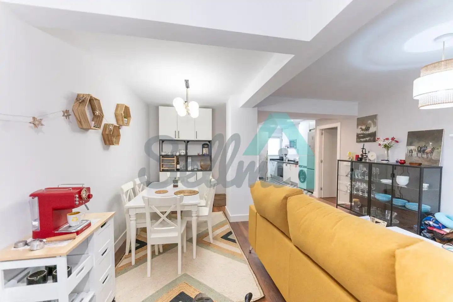 Cocina de Piso de alquiler en Gijón  con Calefacción y Amueblado