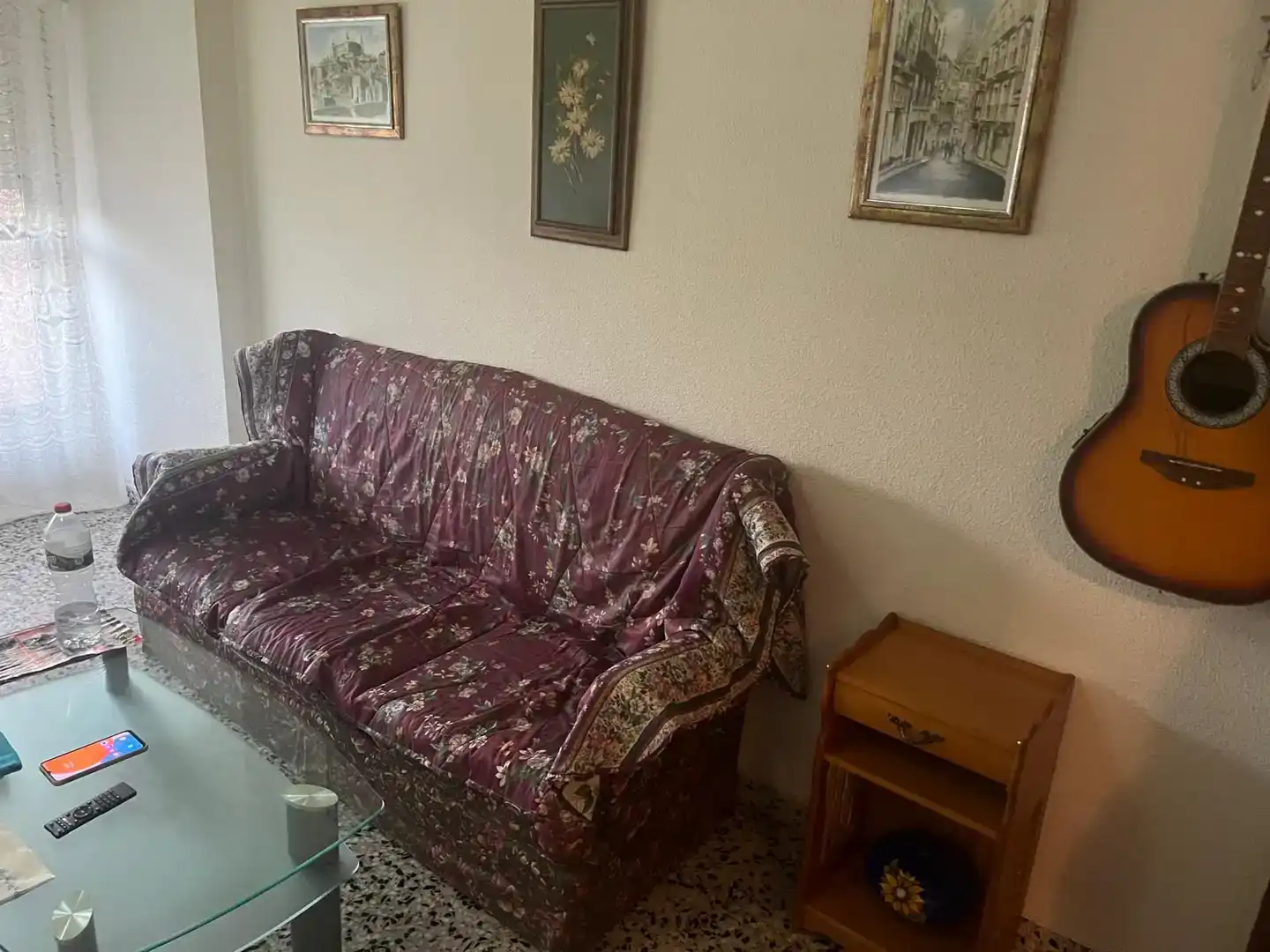Sala d'estar de Pis en venda en L'Alcúdia de Crespins amb Aire condicionat i Balcó