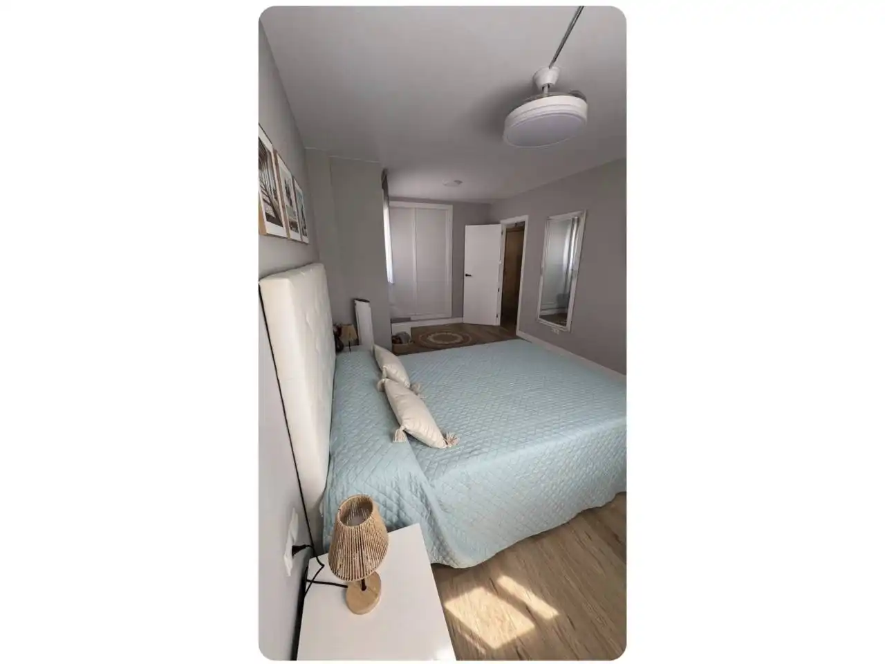 Bedroom of Flat for rent in Roquetas de Mar  with Air Conditioner, Terrace and Furnished