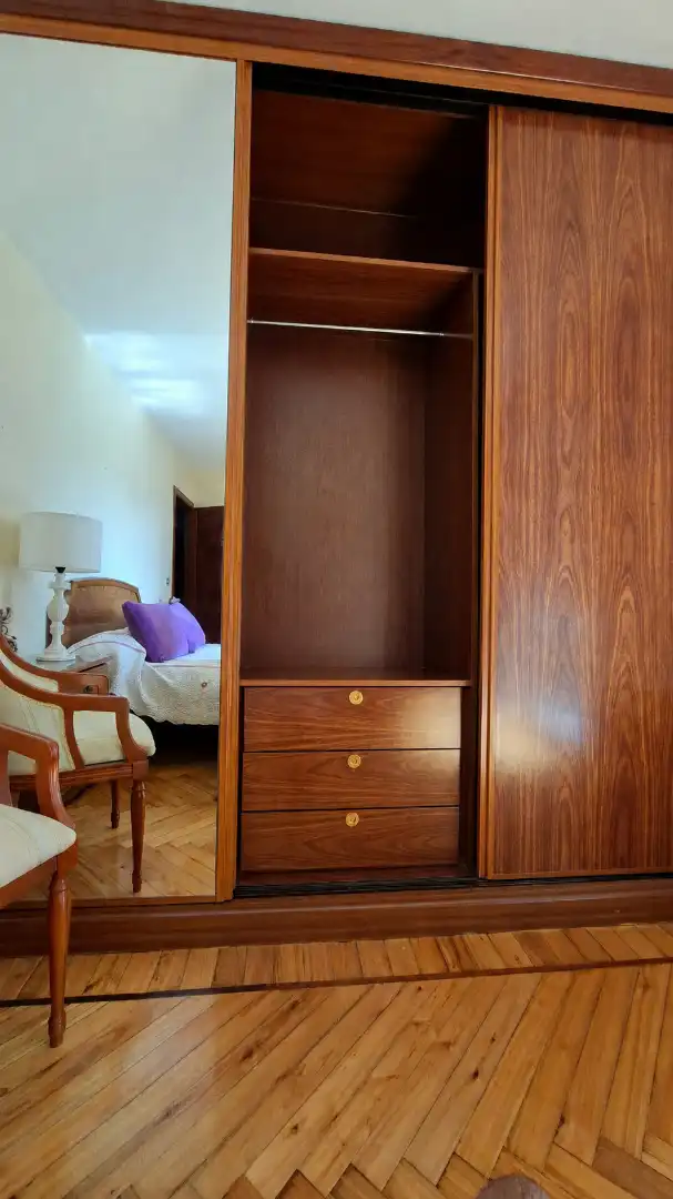 Bedroom of Flat for sale in Vigo   with Heating, Parquet flooring and Furnished