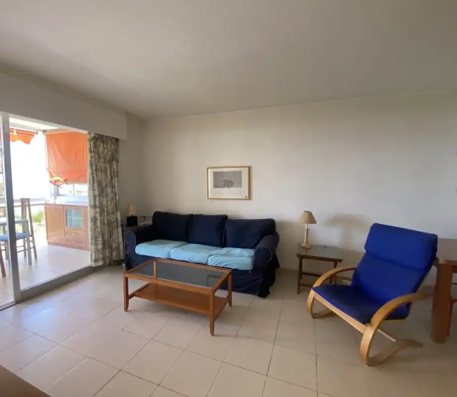 Sala d'estar de Pis en venda en Marbella amb Terrassa, Moblat i Forn