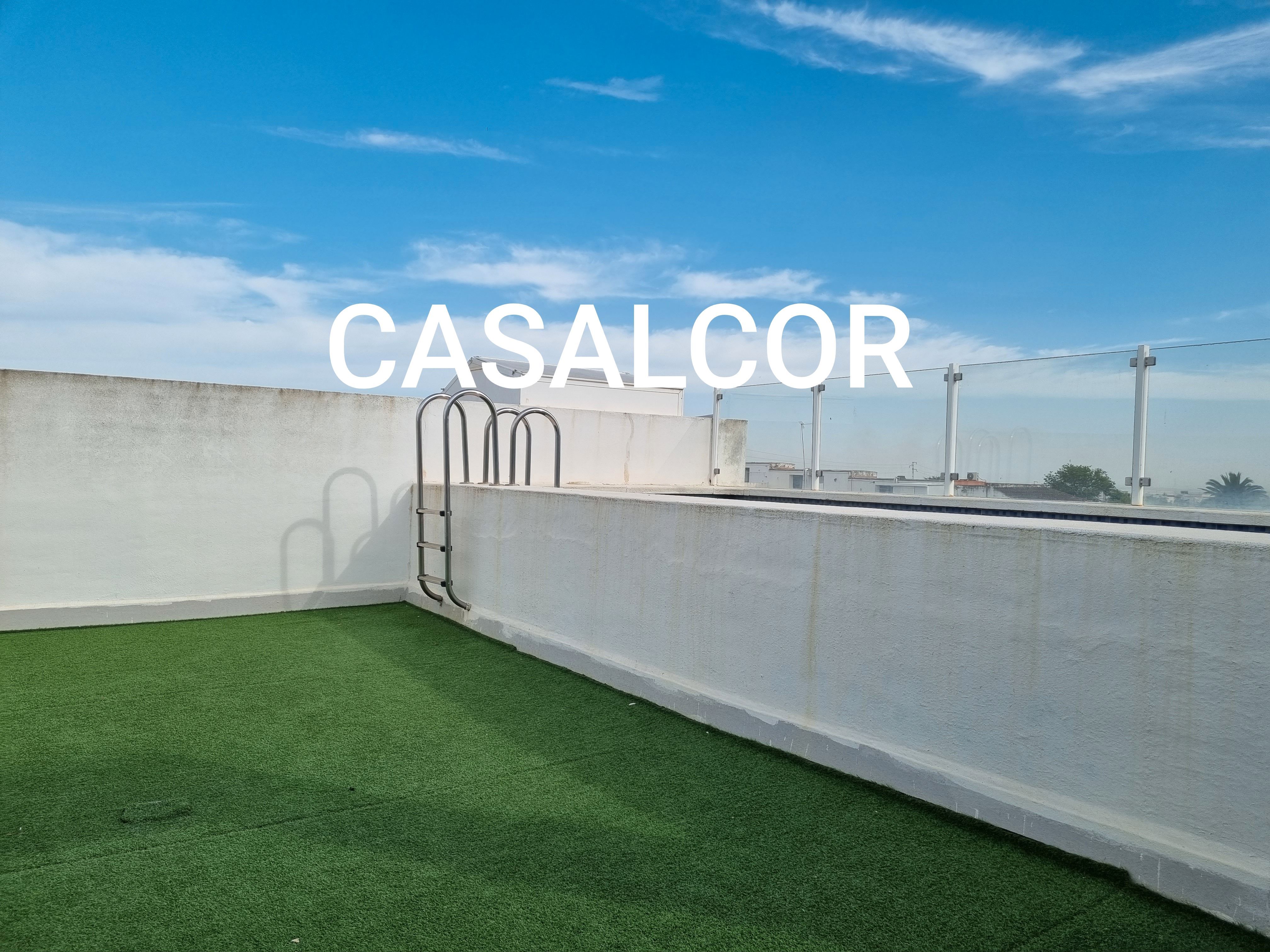 Terraza de Piso de alquiler en El Viso del Alcor con Aire acondicionado, Trastero y Amueblado
