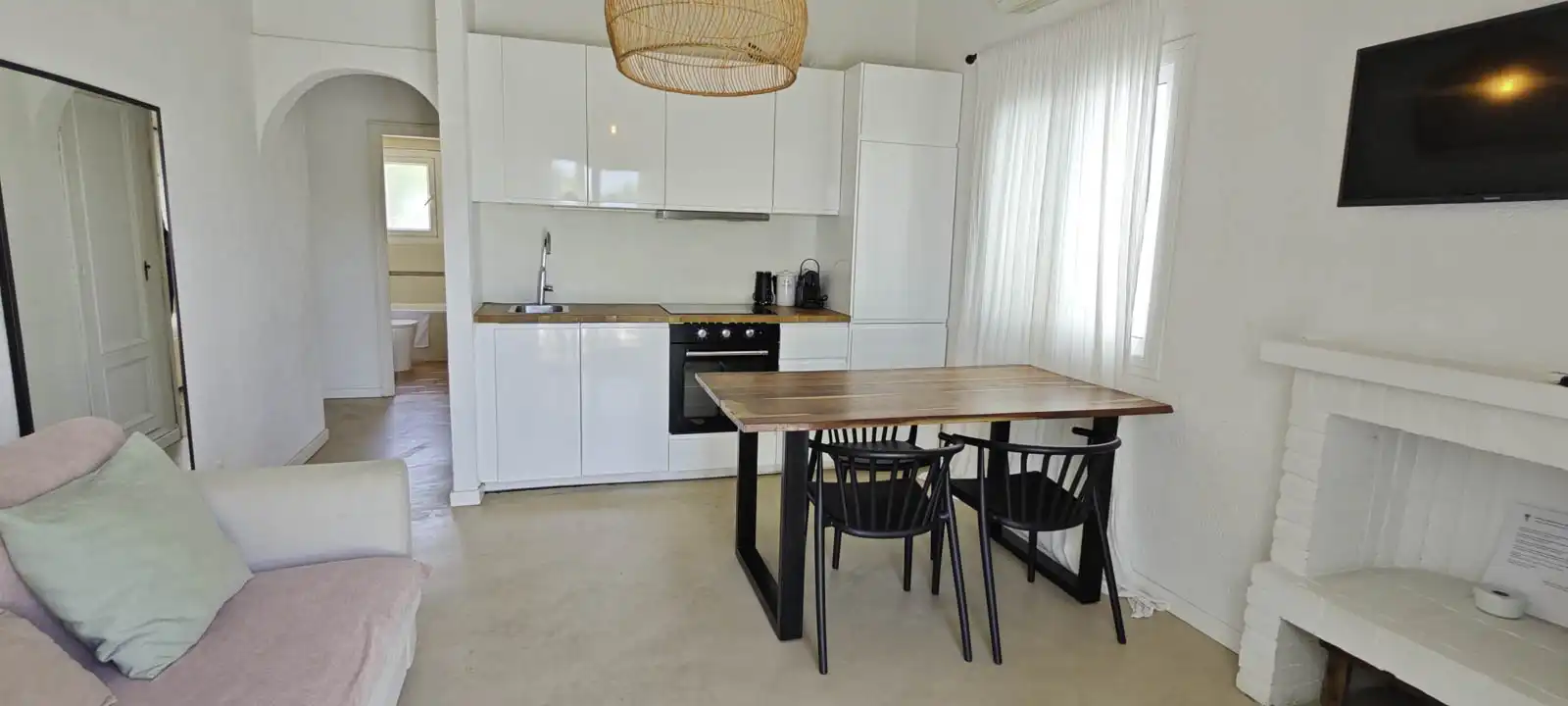 Cuina de Apartament en venda en Pedreguer amb Aire condicionat, Calefacció i Jardí privat